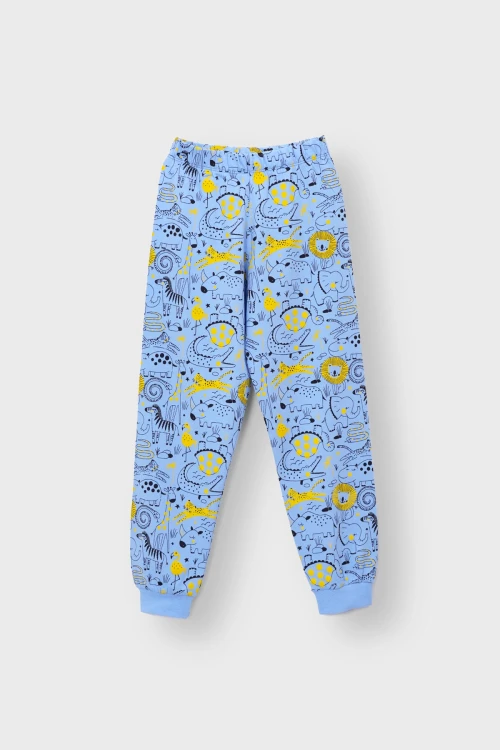 Dino Desenli Kısa Kol Pijama Takımı 22204