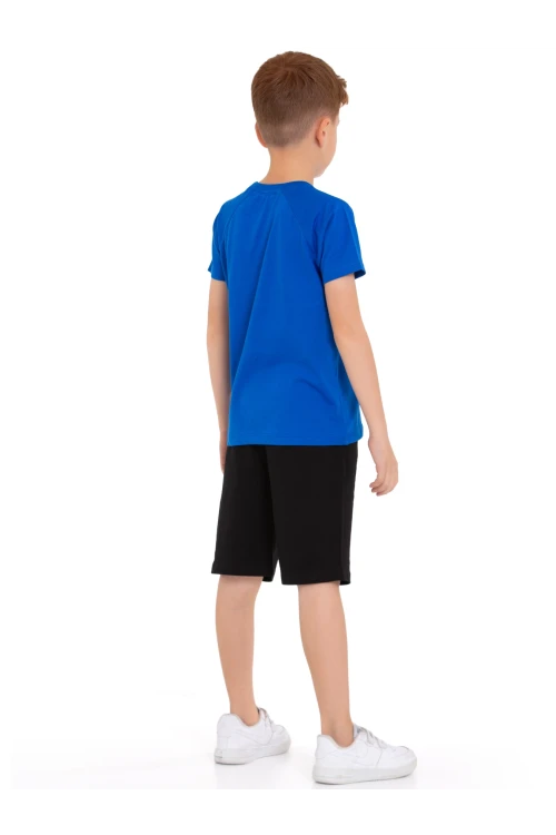 Dont Look Baskılı Erkek Şortlu Takım 73309