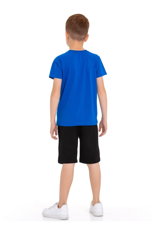 Dont Look Baskılı Erkek Şortlu Takım 73309