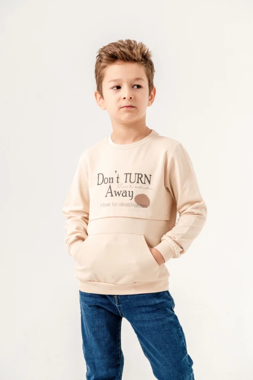 Dont Turn Away Baskılı Sweat 11910