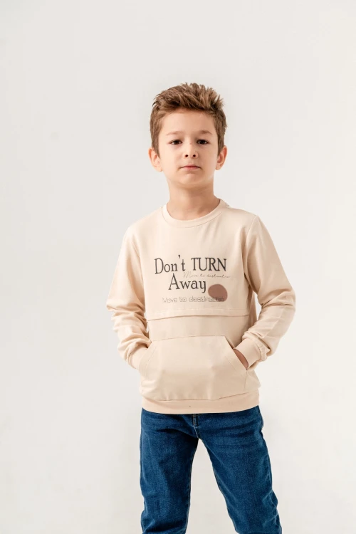 Dont Turn Away Baskılı Sweat 11910