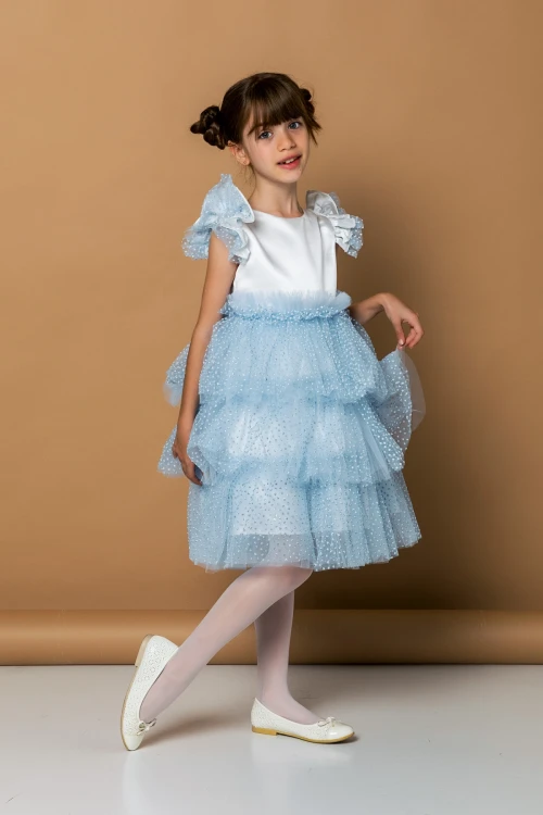 Eteği Katlı Abiye 2283