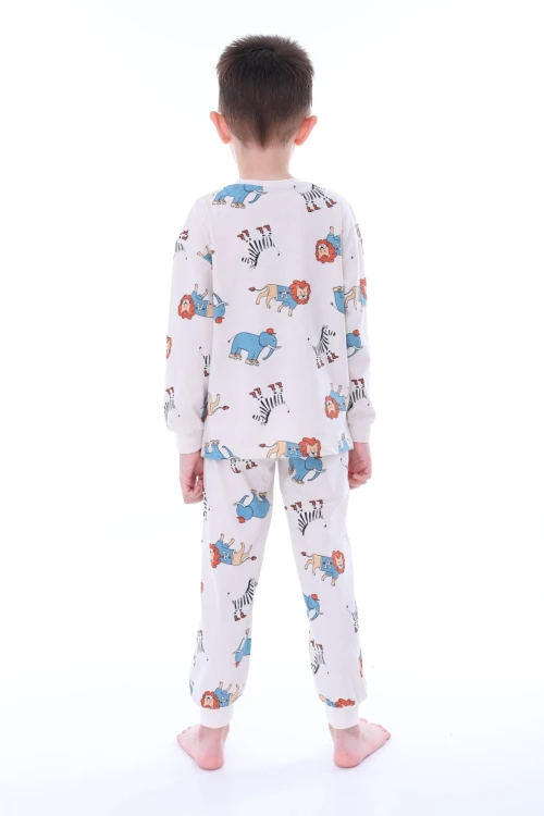 Fil Desenli Pijama Takımı 32219