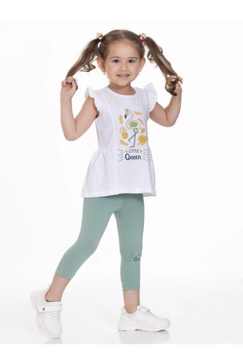 Flamingo Baskılı Taytlı Takım 63115