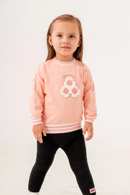 Flowers Baskılı Sweat 11930
