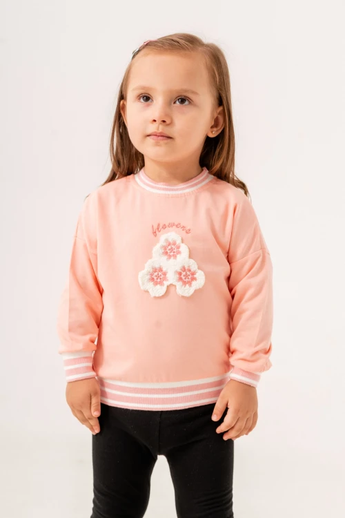 Flowers Baskılı Sweat 11930