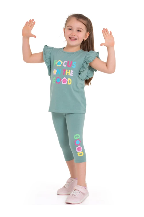 Focus Baskılı Taytlı Takım 73207