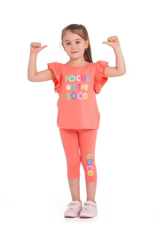 Focus Baskılı Taytlı Takım 73207