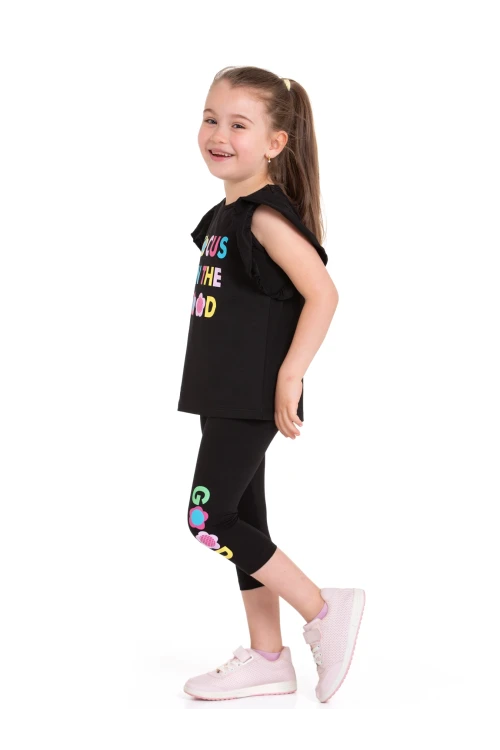 Focus Baskılı Taytlı Takım 73207