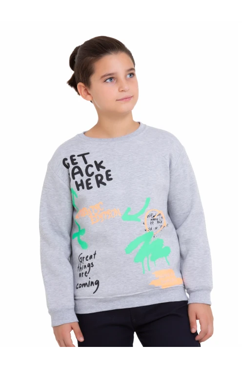 Get Back Baskılı Sweat 54455