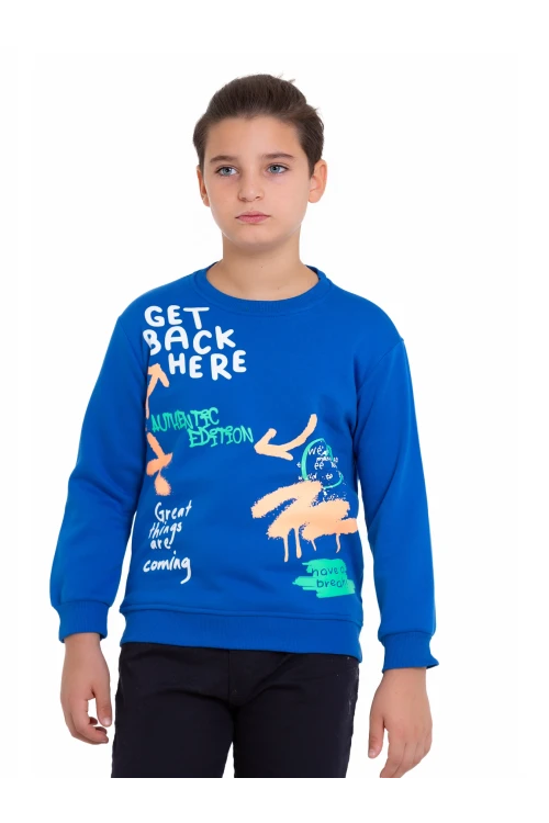 Get Back Baskılı Sweat 54455