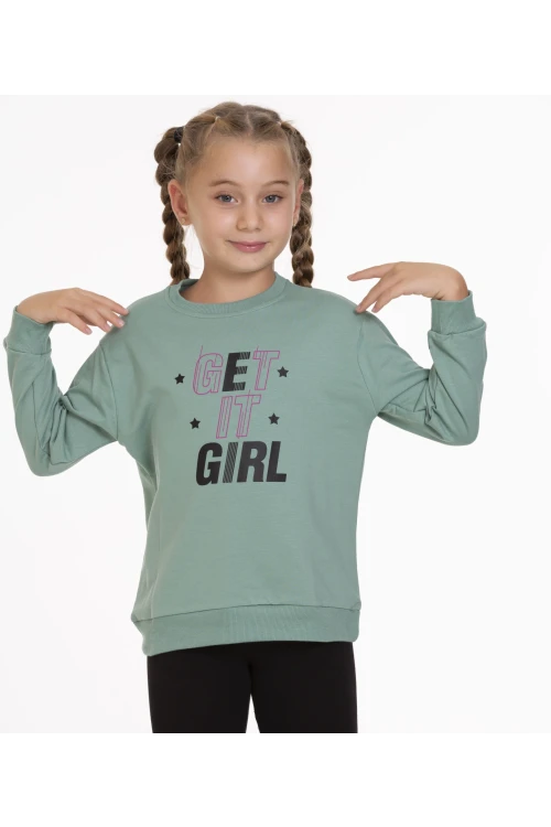 Get It Girl Baskılı Sweat 54753