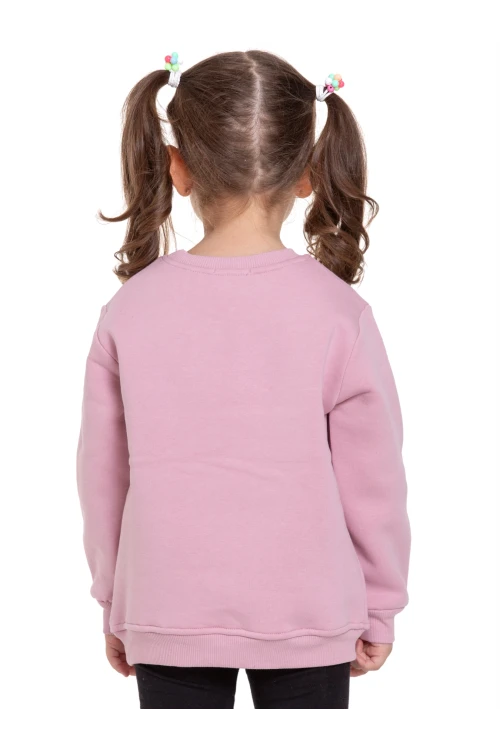 Gökkuşağı Baskılı Sweat 54360