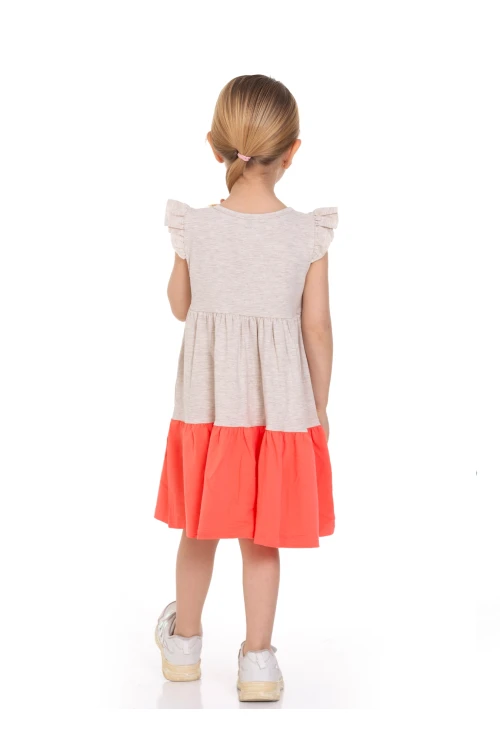 Good Vibes Baskılı Elbise 73502