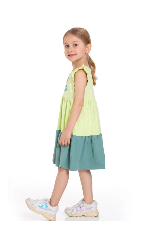 Good Vibes Baskılı Elbise 73502