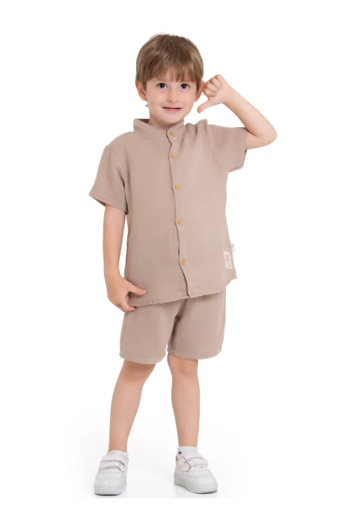 Hakim Yaka Gömlekli Takım 6129