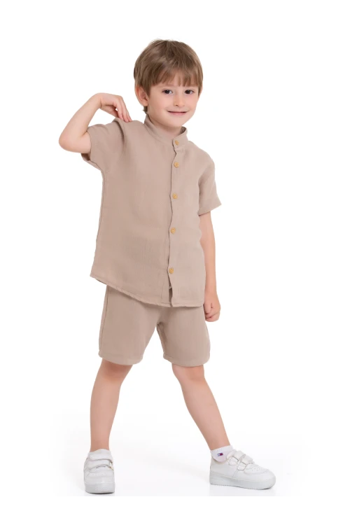 Hakim Yaka Gömlekli Takım 6129