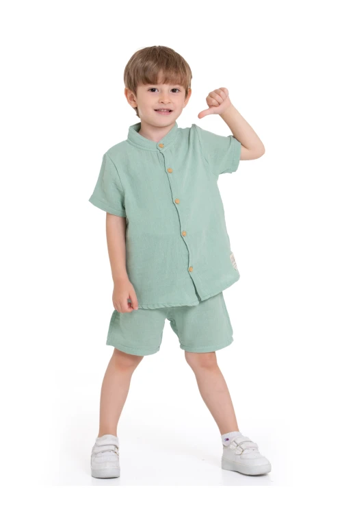 Hakim Yaka Gömlekli Takım 6129