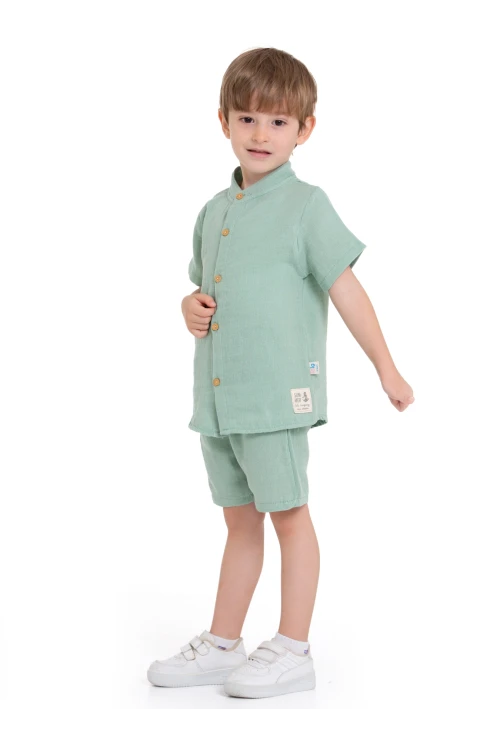 Hakim Yaka Gömlekli Takım 6129