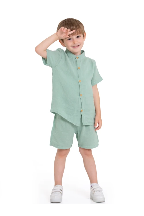 Hakim Yaka Gömlekli Takım 6129