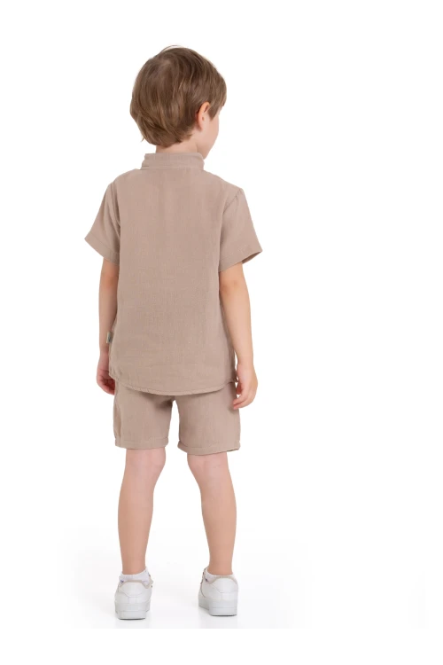 Hakim Yaka Gömlekli Takım 9130