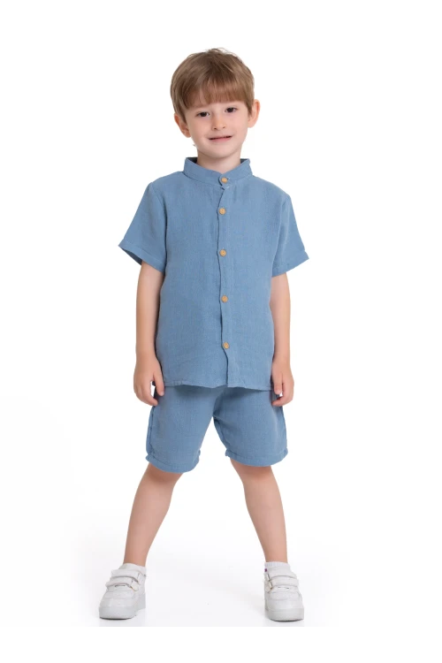 Hakim Yaka Gömlekli Takım 9130