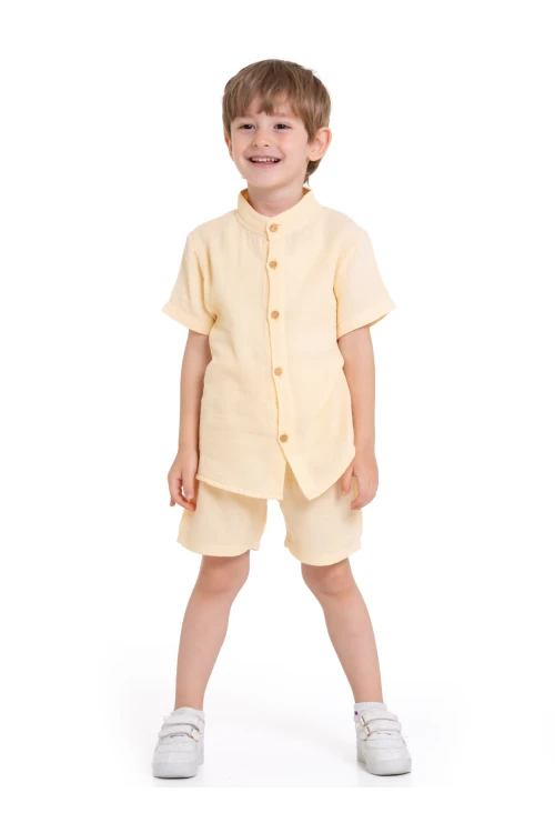 Hakim Yaka Gömlekli Takım 9130