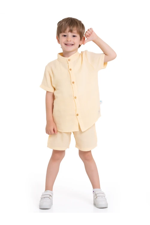 Hakim Yaka Gömlekli Takım 9130