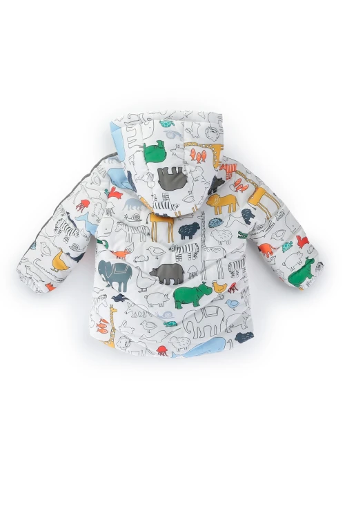 Hayvan Desenli Erkek Bebek Mont 51313