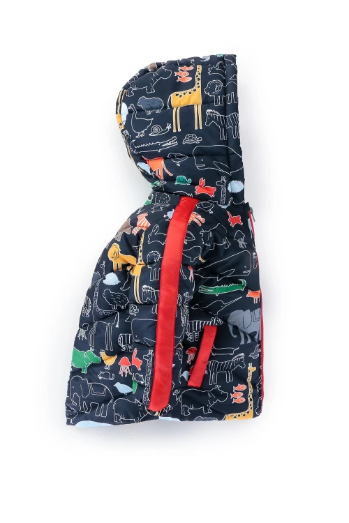 Hayvan Desenli Erkek Bebek Mont 51313