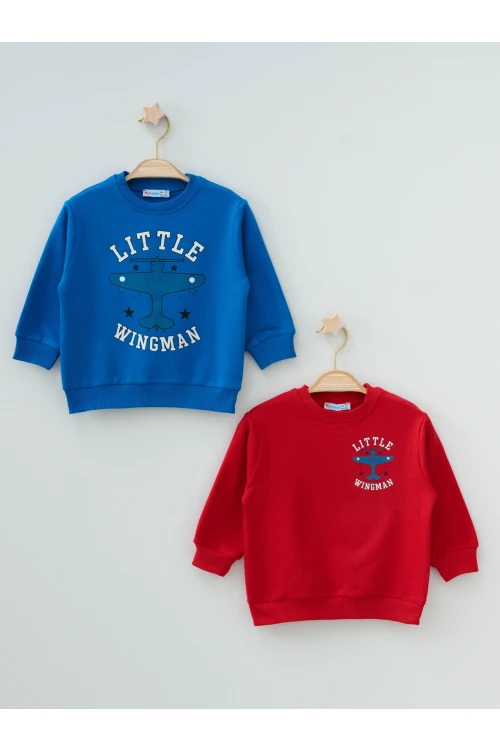 Helikopter Baskılı Sweat 54259