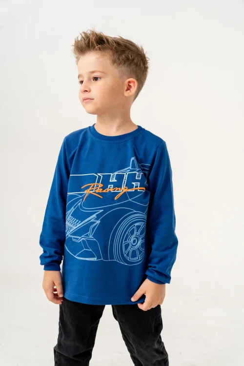 Hh Racing Araba Baskılı Sweat 11903