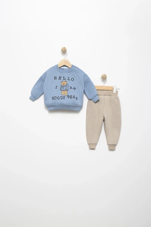 Hoddy Bear Baskılı Takım 15847