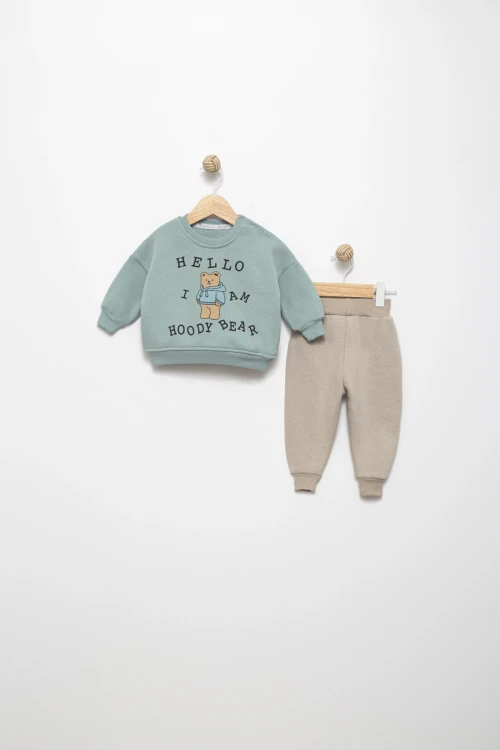 Hoddy Bear Baskılı Takım 15847