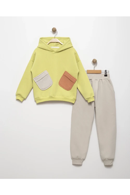 İki Cepli Erkek Çocuk Takım 16004