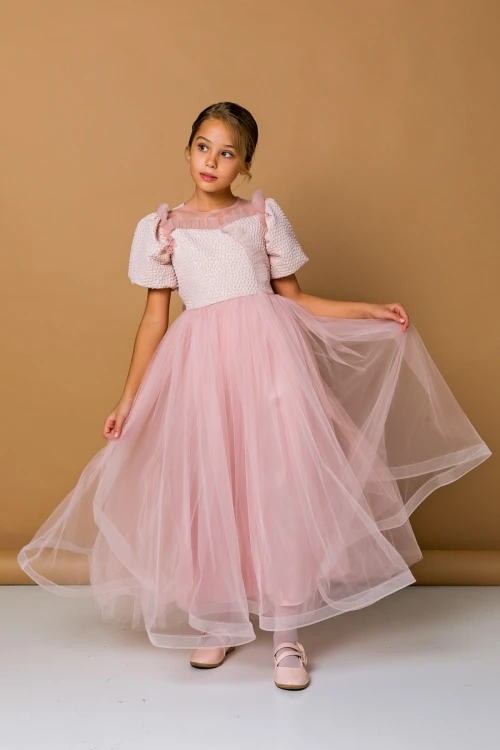 Jakarlı Yarımkol Abiye 2293