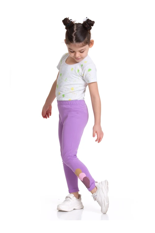 Kalp Baskılı 2 li Tayt 54873