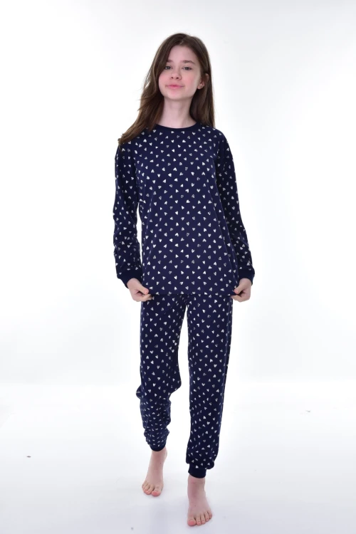 Kalp Desenli Pijama Takımı 21245
