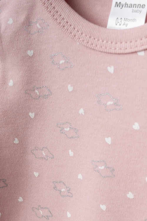 Kalp Konsept Uzun Kol 2li Çıtçıtlı Bady 390