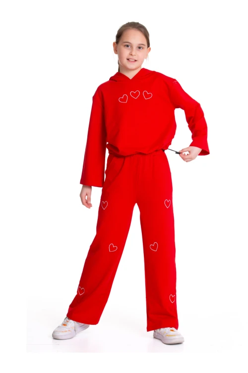 Kalp Nakışlı Takım 54511