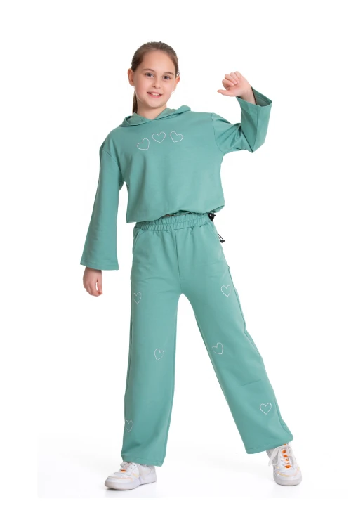 Kalp Nakışlı Takım 54511