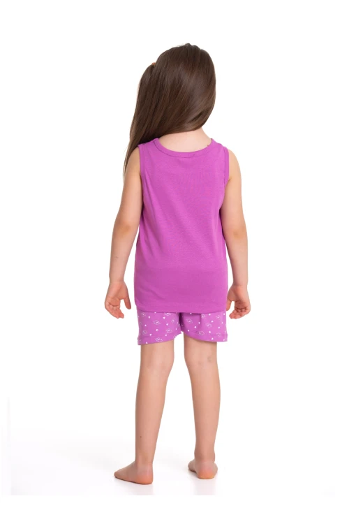 Kalpli Baskılı Şortlu Pijama Takım 54332