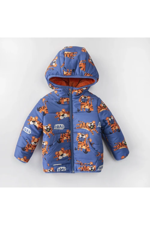 Kaplan Desenli Erkek Bebek Mont 51329