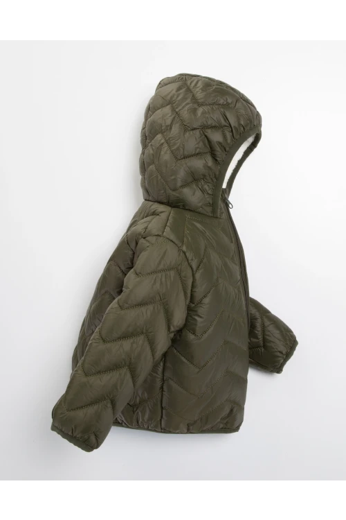 Kapşonlu Erkek Mont 51327