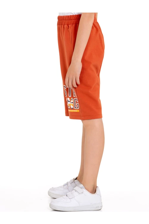 Kargo Cepli Strong Baskılı Şort 73654