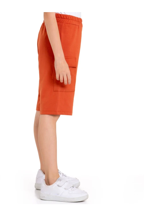 Kargo Cepli Strong Baskılı Şort 73654