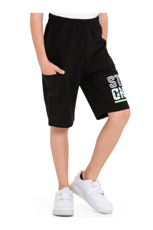 Kargo Cepli Strong Baskılı Şort 73654