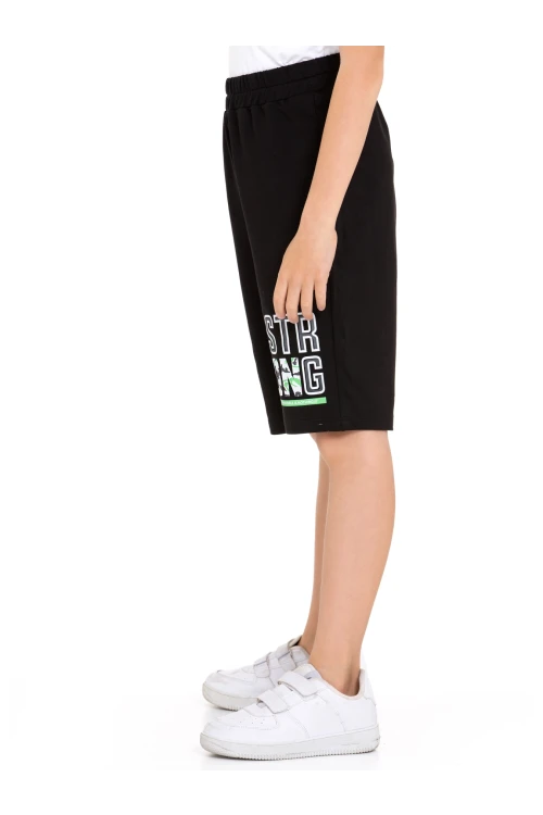 Kargo Cepli Strong Baskılı Şort 73654