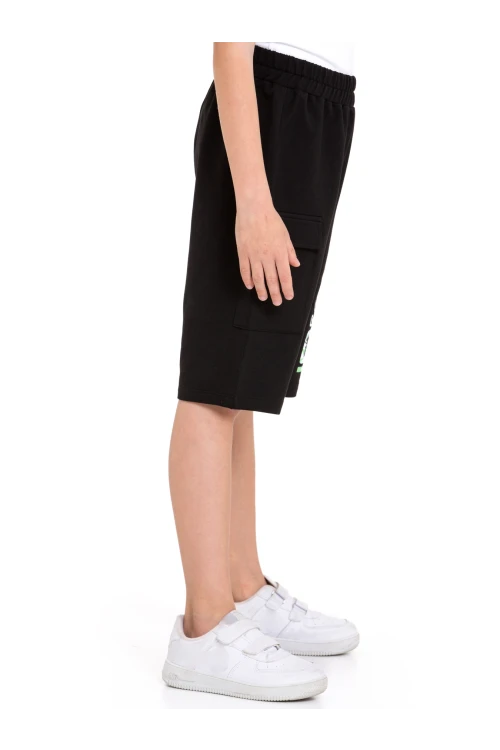 Kargo Cepli Strong Baskılı Şort 73654