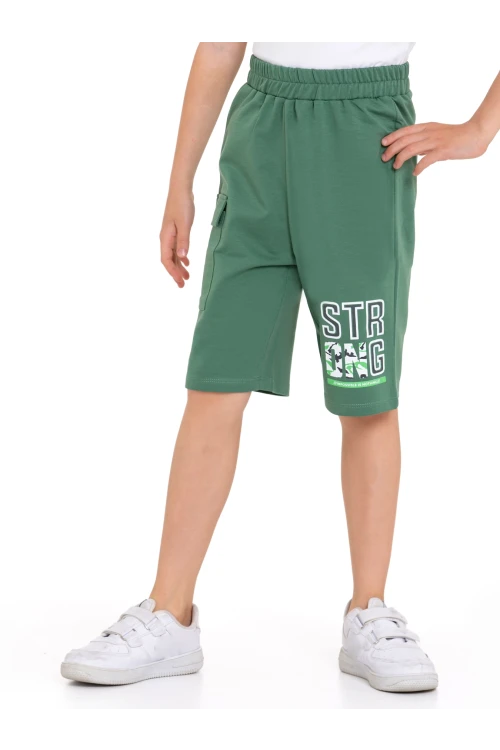 Kargo Cepli Strong Baskılı Şort 73654
